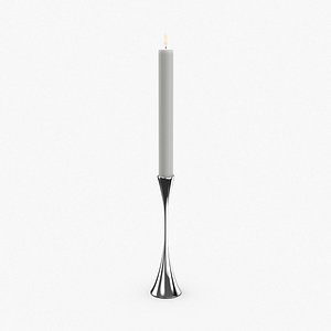 contemporary candle holder - 3D
