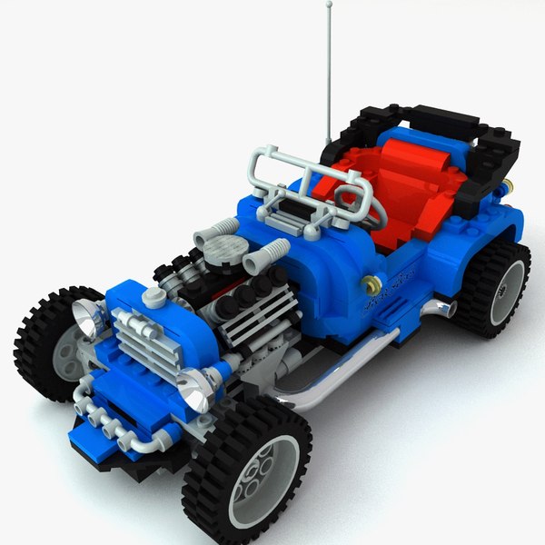 3d hot road lego