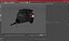3D Trailer Teardrop Black model