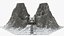 3D model mountain -