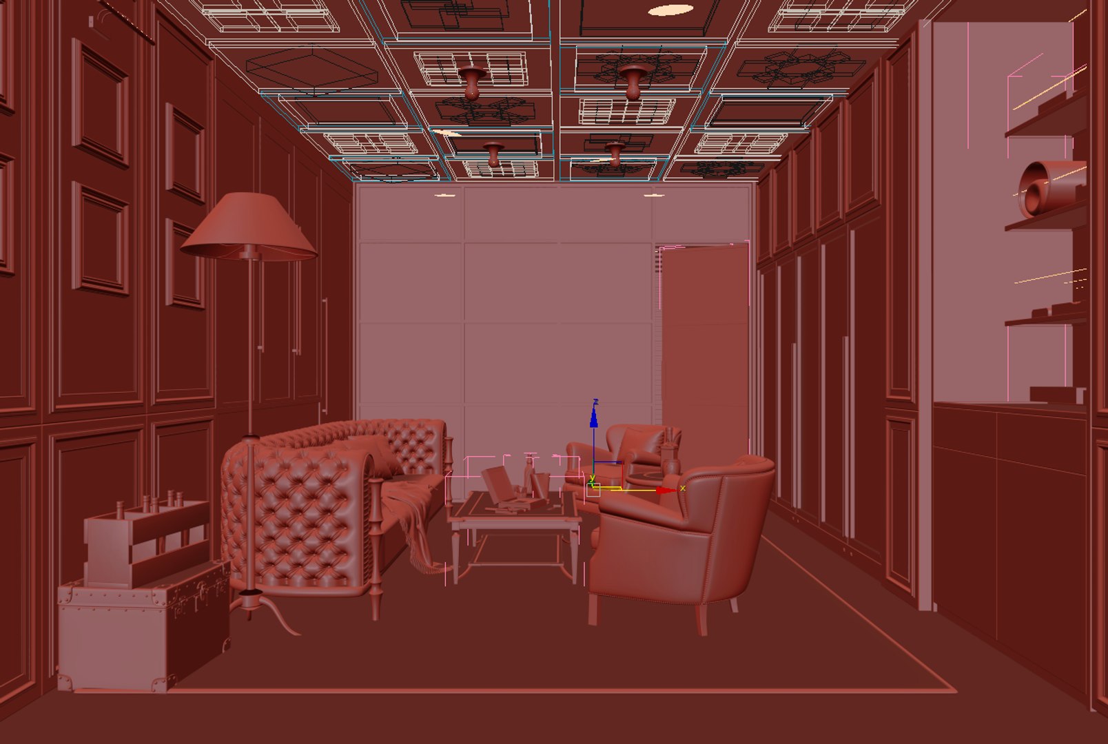 3D Luxury Nightclub Bar Interior Design Model - TurboSquid 2380567