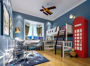 3D Music Children bedRoom