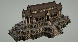 3d library angkor wat model