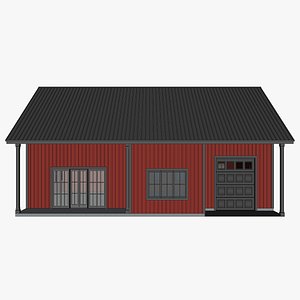 3D Barndominium035 model