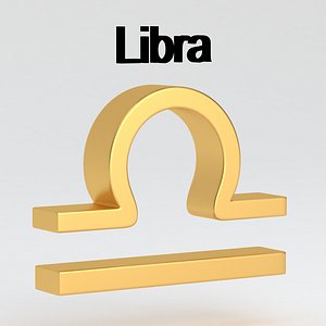Astrological Sign libra 3D model