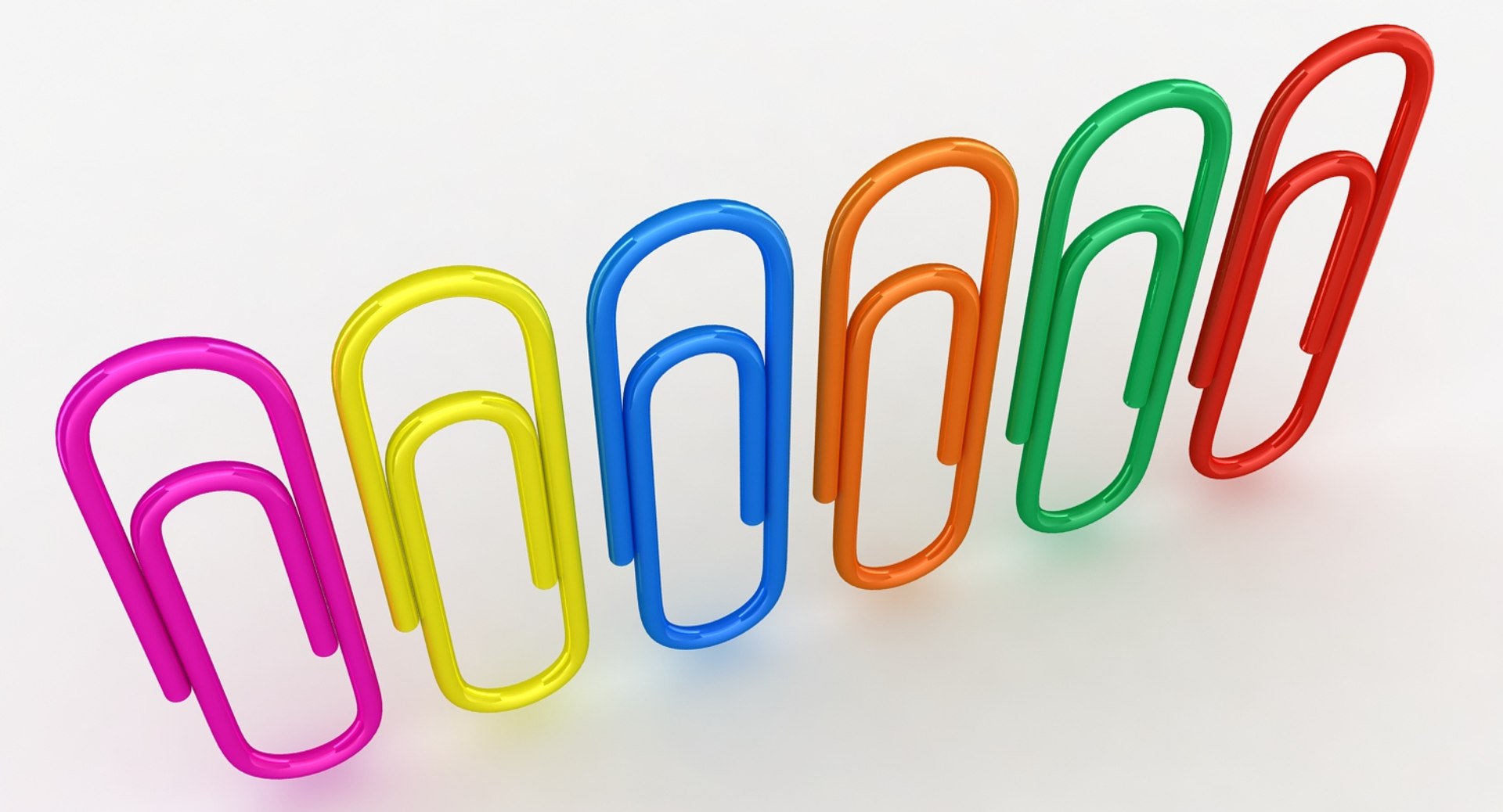 Realistic Paper Clips 3d Model - Turbosquid 1216650