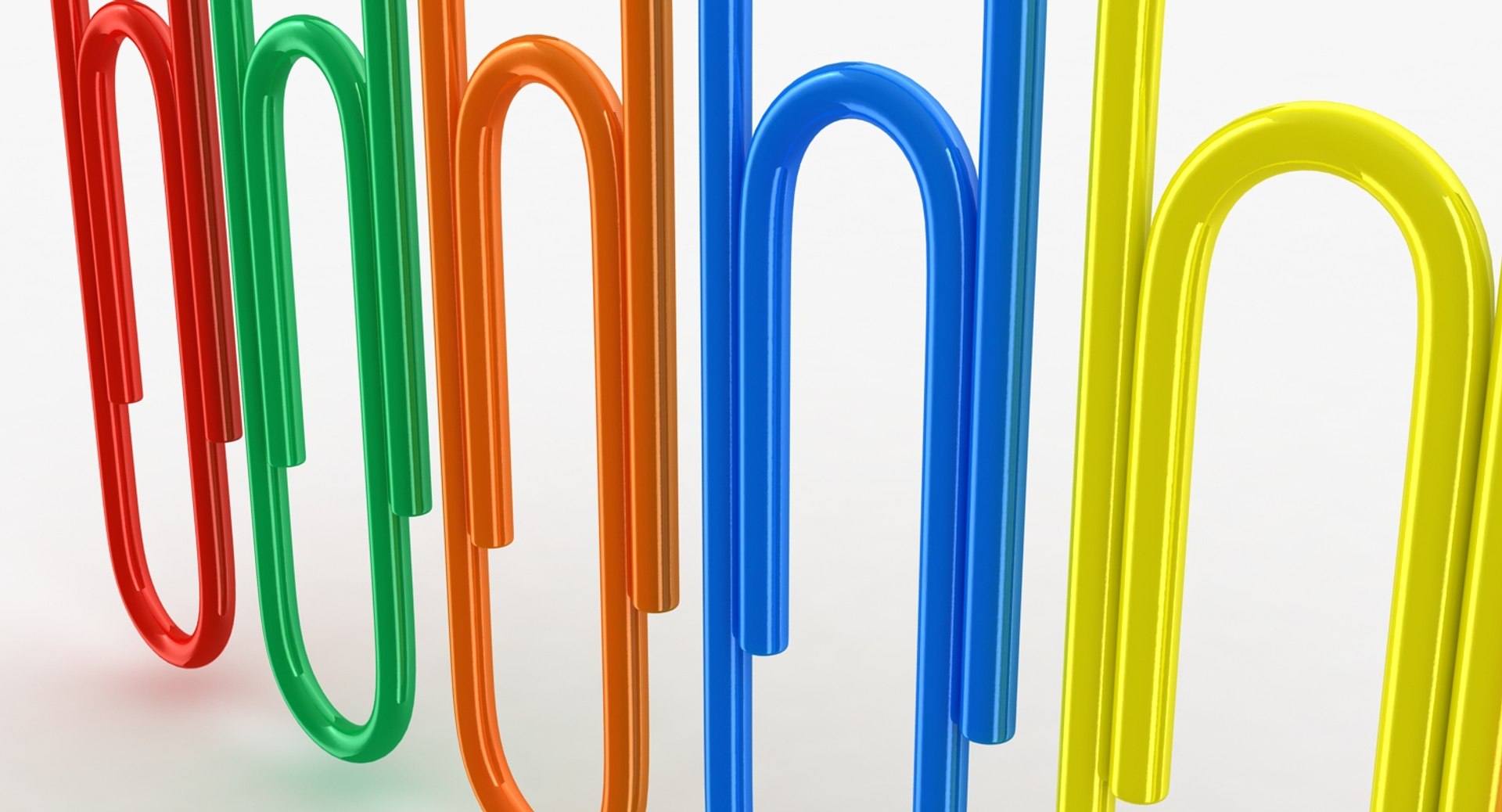 Realistic Paper Clips 3d Model - Turbosquid 1216650