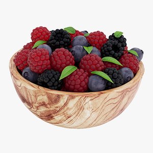Bowl of berries model