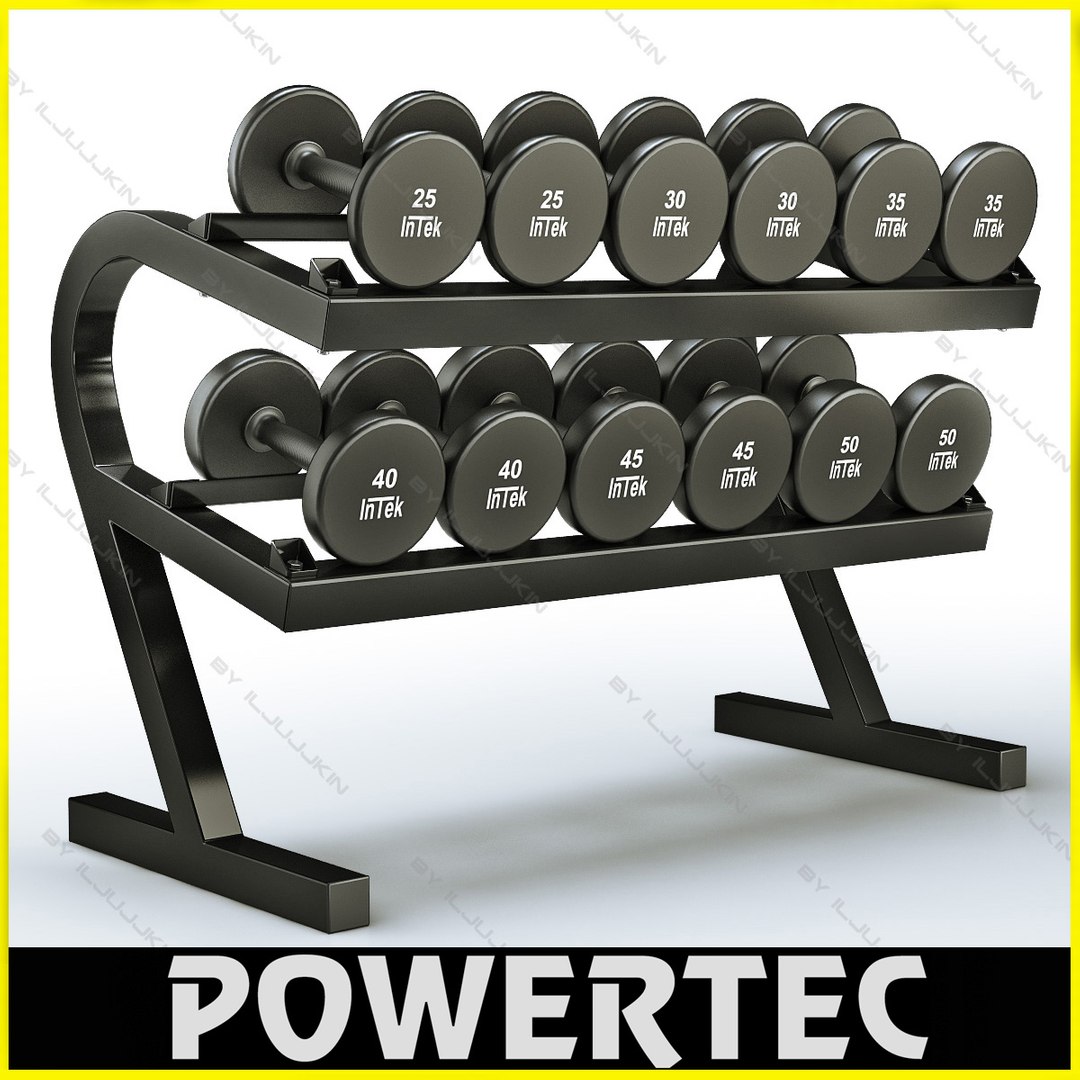 3d powertec wb dr10 dumbbell rack model