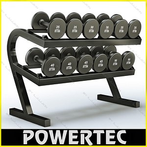 Powertec WB-DR10 dumbbell rack