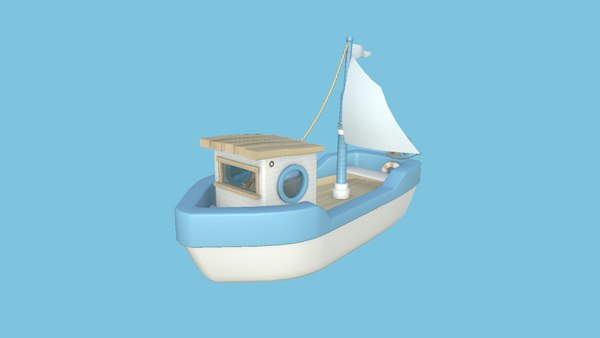 10 Cartoon Boat Collection - Low Poly Ship 3D model - TurboSquid 1763585