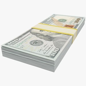 dollars bills banknotes model