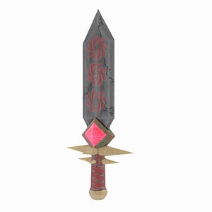 3D sword dagger