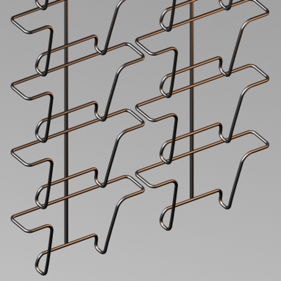Postcard Rack 3d Obj