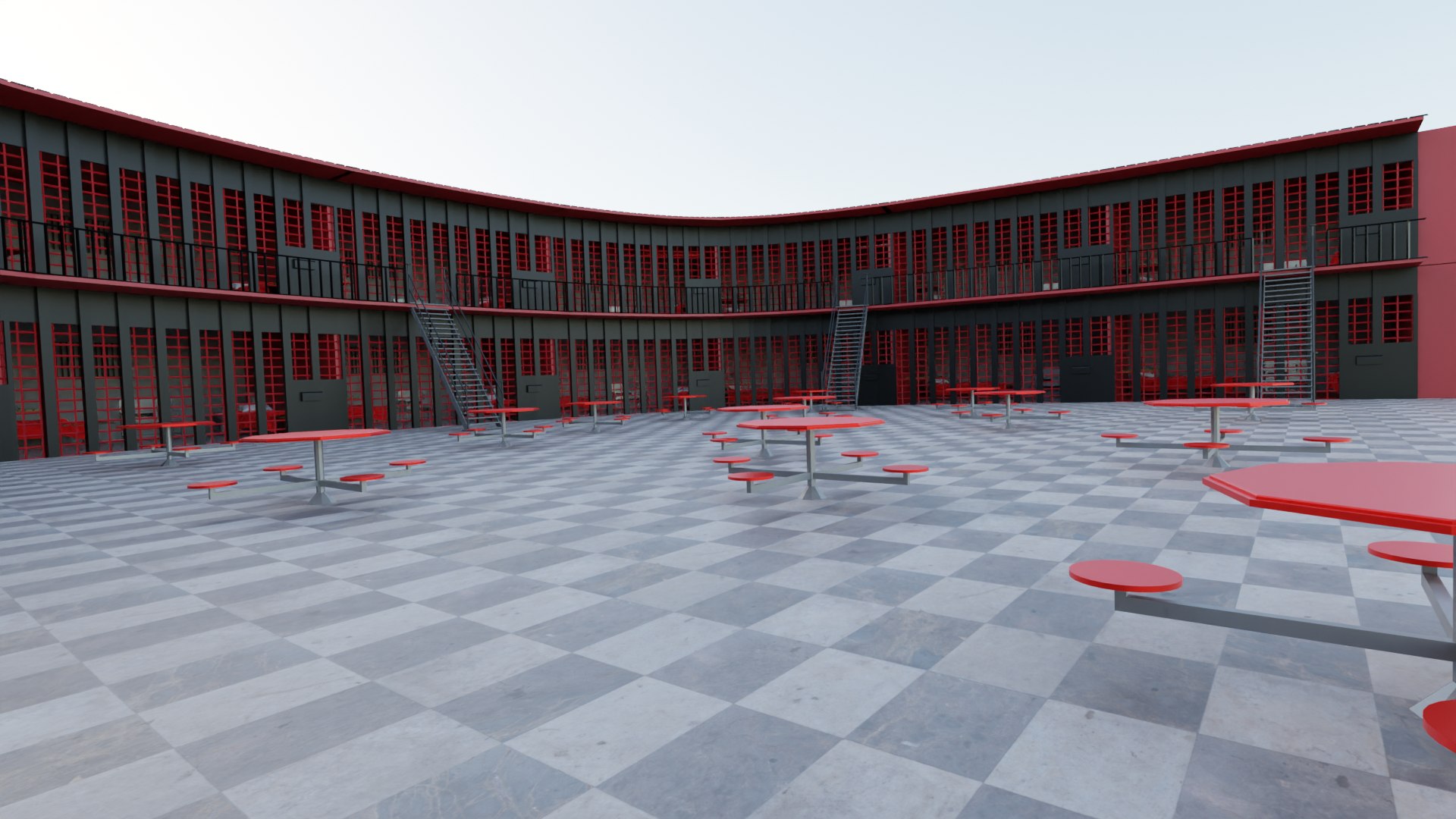 Prison Interior Model - TurboSquid 2157302