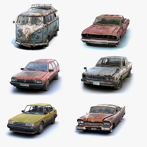 Rusty Retro Cars Collection