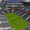 soccer bowl stadium 2 3d model