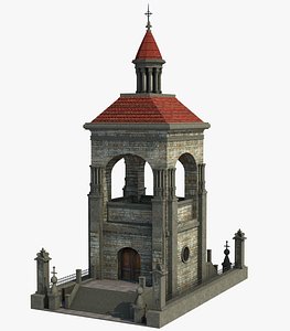 3D building structure temple