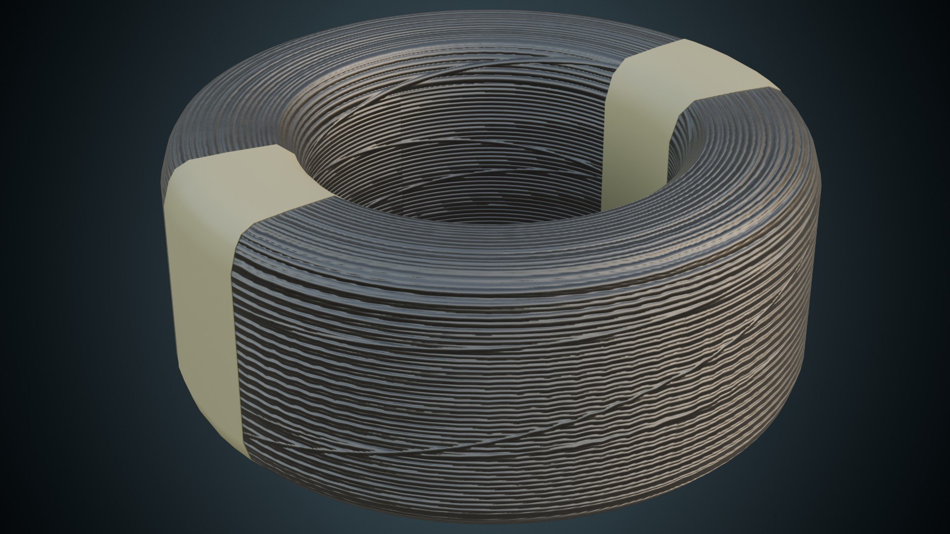 3D Model Steel Wire Rope 1 Basic - TurboSquid 2249648
