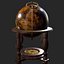 3D standing globe