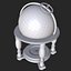 3D standing globe