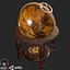 3D standing globe