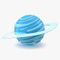 Cartoon Planet Uranus