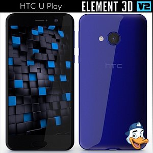 3d model htc u play element
