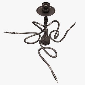 3d model of hookah