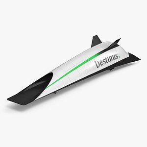 3D model Destinus S Hypersonic Passenger Plane New