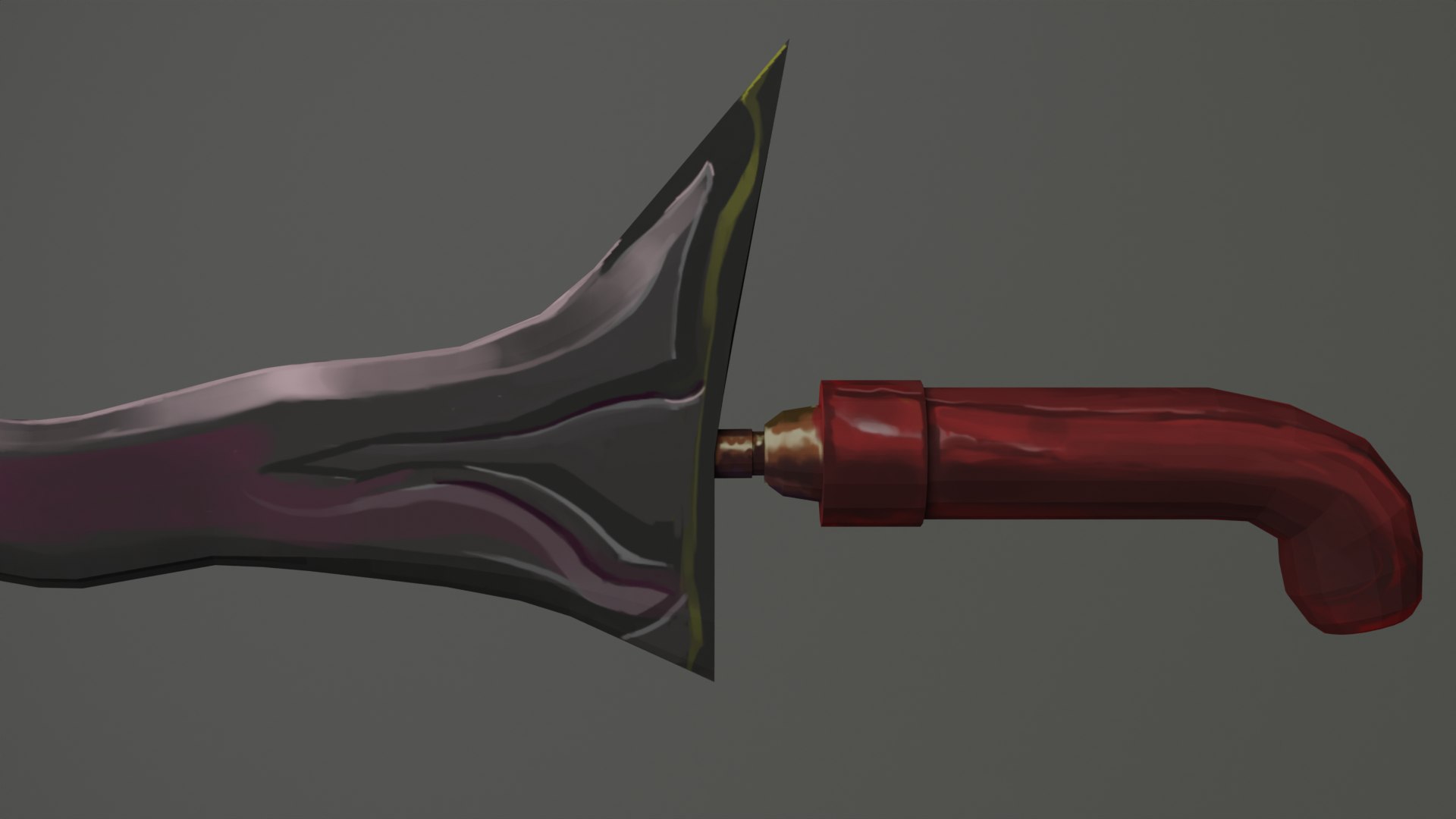3D Lowpoly Keris Jogja - Senjata Traditional Indionesia Model ...