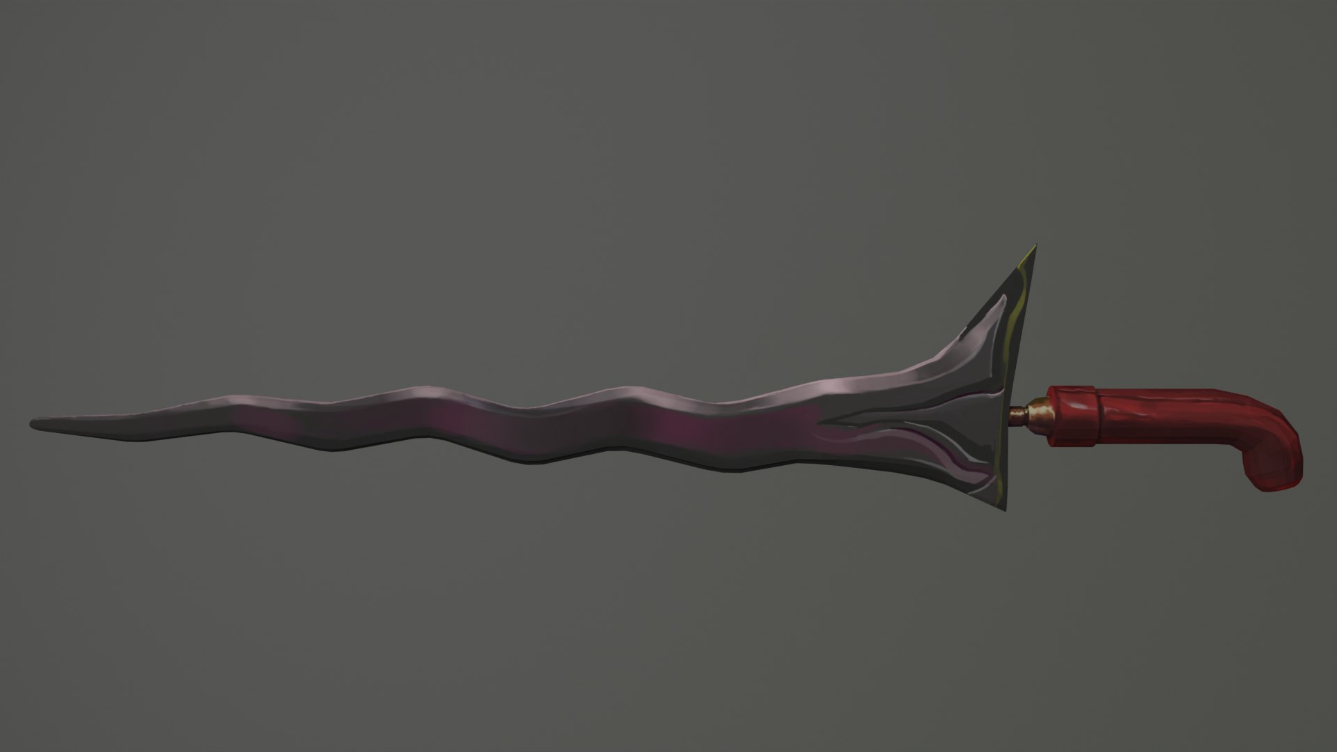 3D Lowpoly Keris Jogja - Senjata Traditional Indionesia Model ...