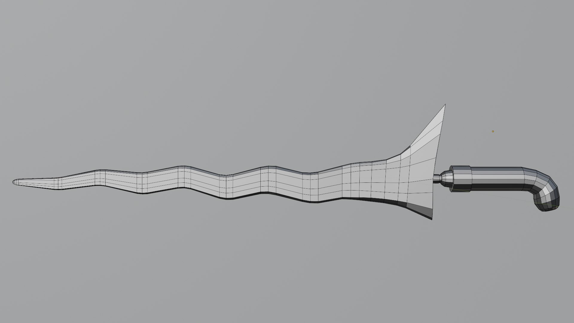 3D Lowpoly Keris Jogja - Senjata Traditional Indionesia Model ...