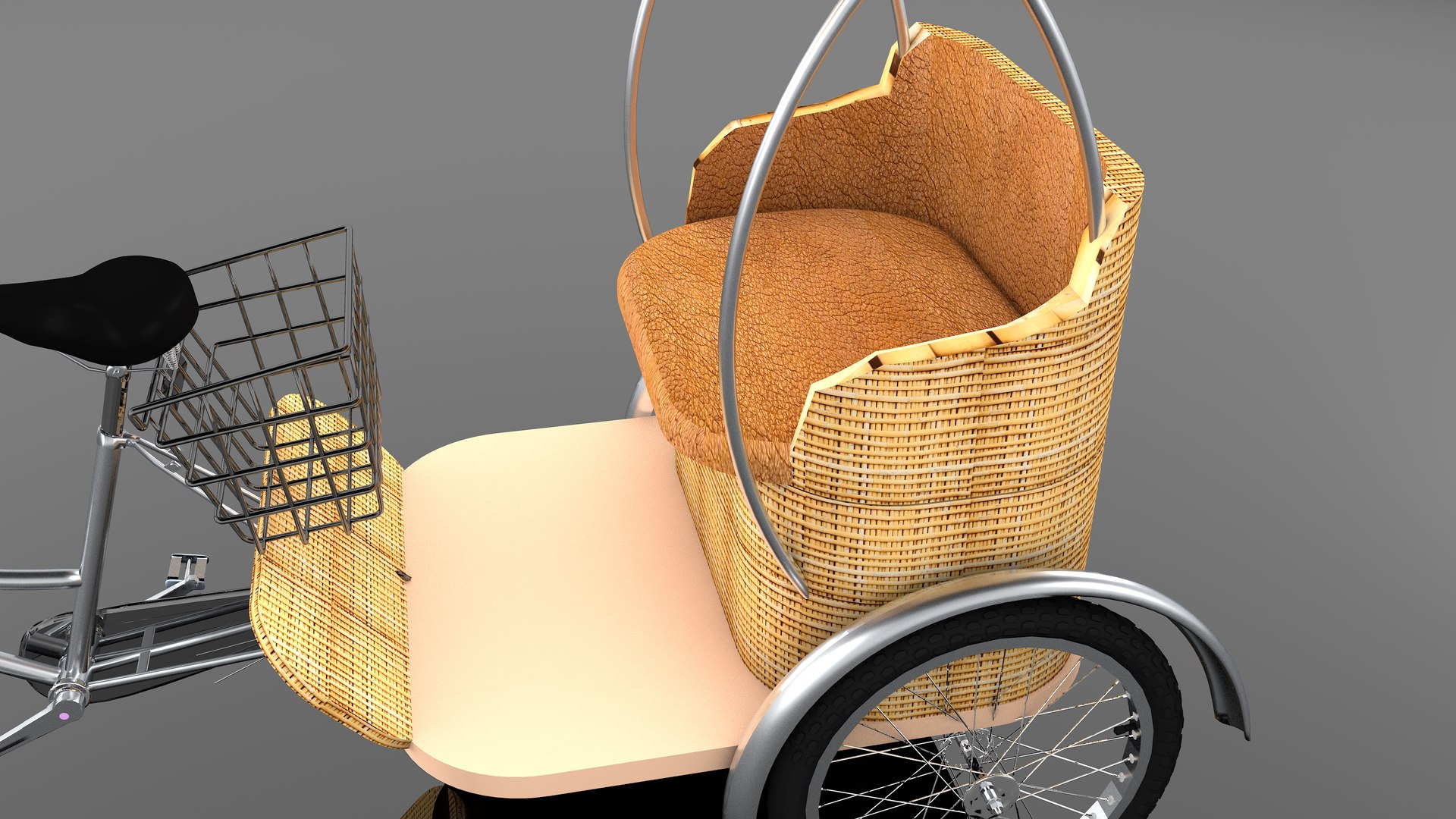 Bike Rickshaw 7 3D model - TurboSquid 2151046