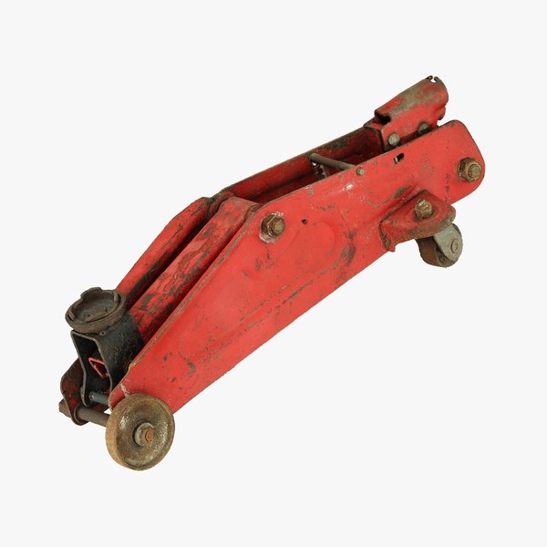 Hydraulic Jack Raw Scanned 3D model