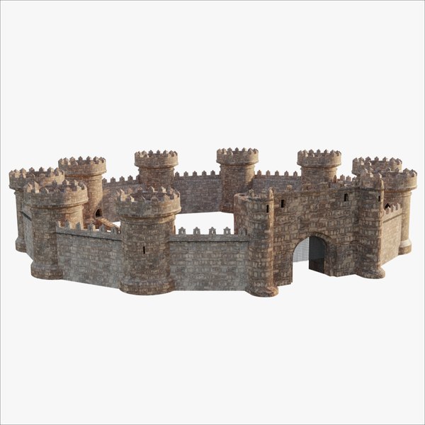 Pacote de construção medieval de Minecraft Modelo 3D $10 - .blend