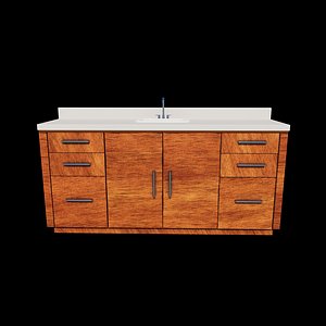 San Bath Vanity 3D model