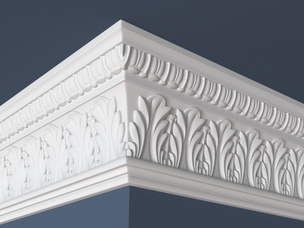 decorative molding 3d model