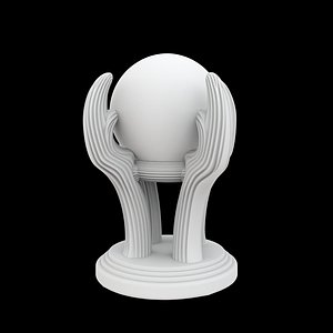 Crystal Ball Holder 3D Print Model 3D model