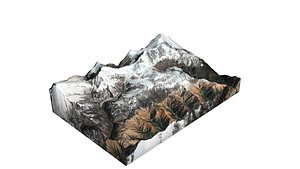 3D Dhaulagiri VI Mountain