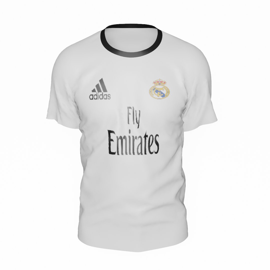 Real Madrid jersey model - TurboSquid 2127852
