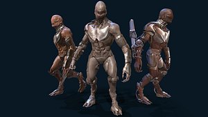 3D TechnoDaemons 02 model