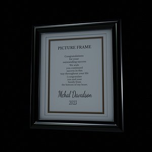 Home decorations Picture Frame Low-poly 3D model