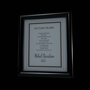 Home decorations Picture Frame Low-poly 3D model