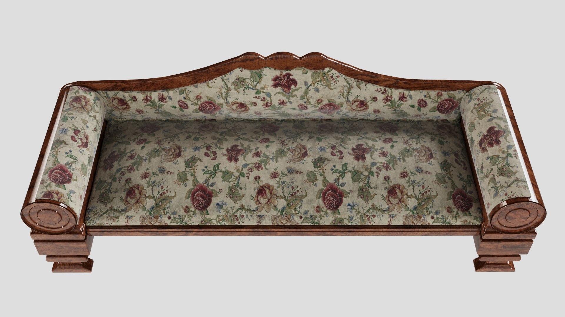 3D Antique Vintage Sofa 3D Model 4K PBR Textures High Detail FBX OBJ ...