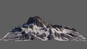 8K Detailed Mountain Landscape 3 3D model