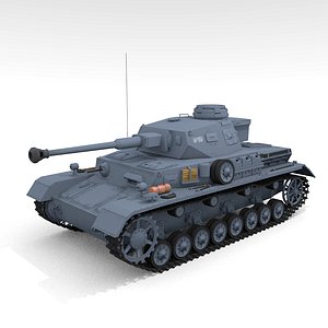 panzer iv ausf f2 3D model