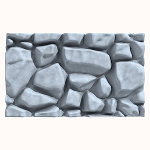 3D Stone wall 161 model