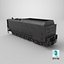 3D Old Trailed Tender model