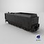 3D Old Trailed Tender model
